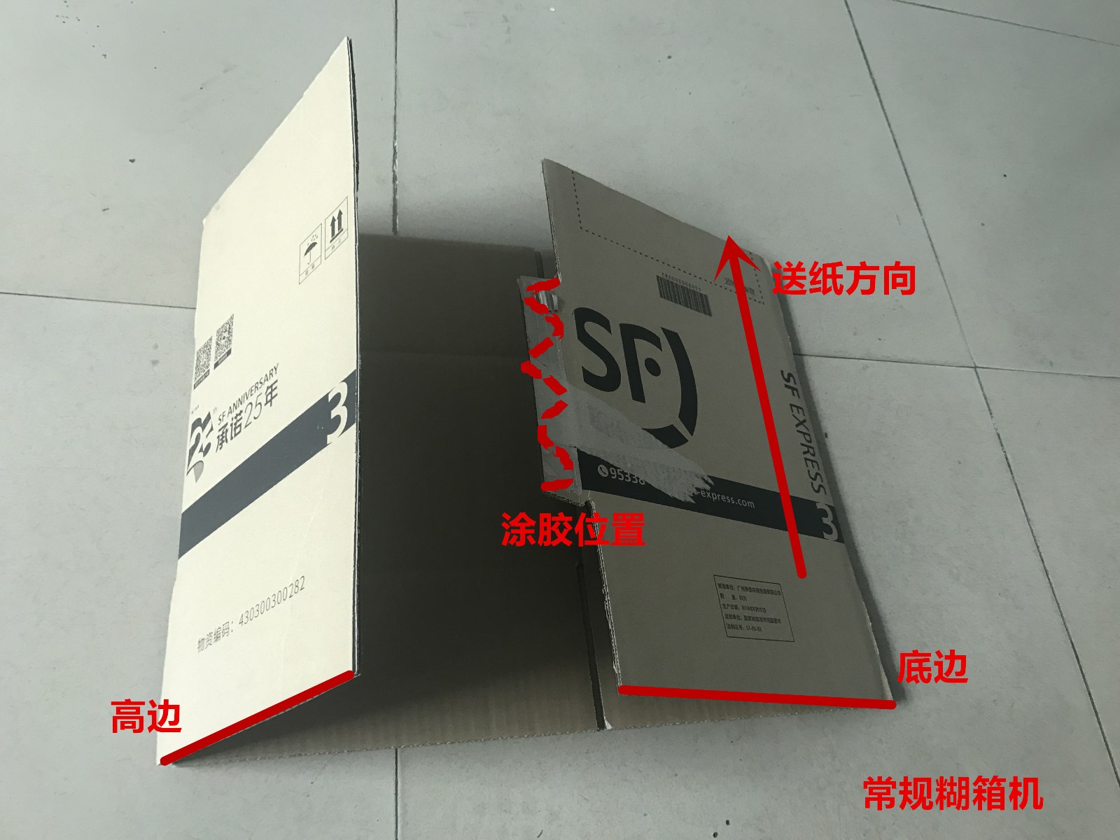 半自動(dòng)糊箱機(jī)定制款介紹